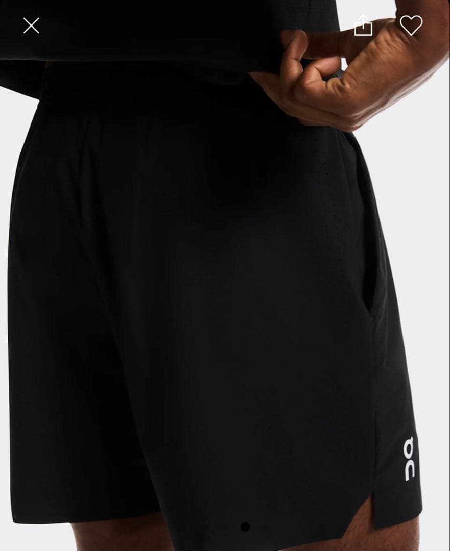 On 5\" Court Shorts Black Sサイズ