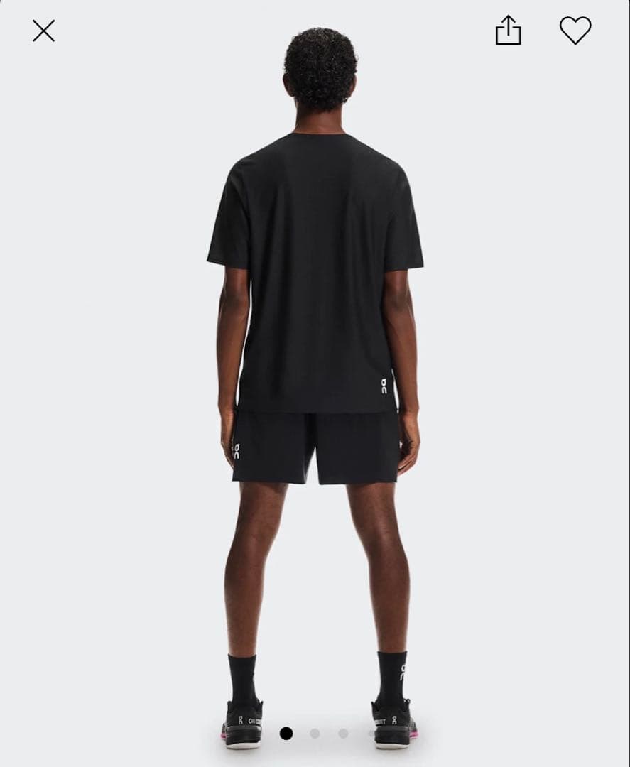 On 5\" Court Shorts Black Sサイズ