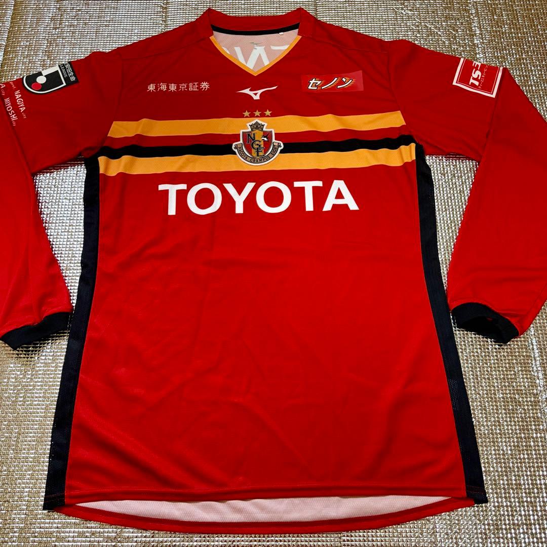 【美品/XL】名古屋グランパス 2019年ホームユニフォーム 長袖 赤
