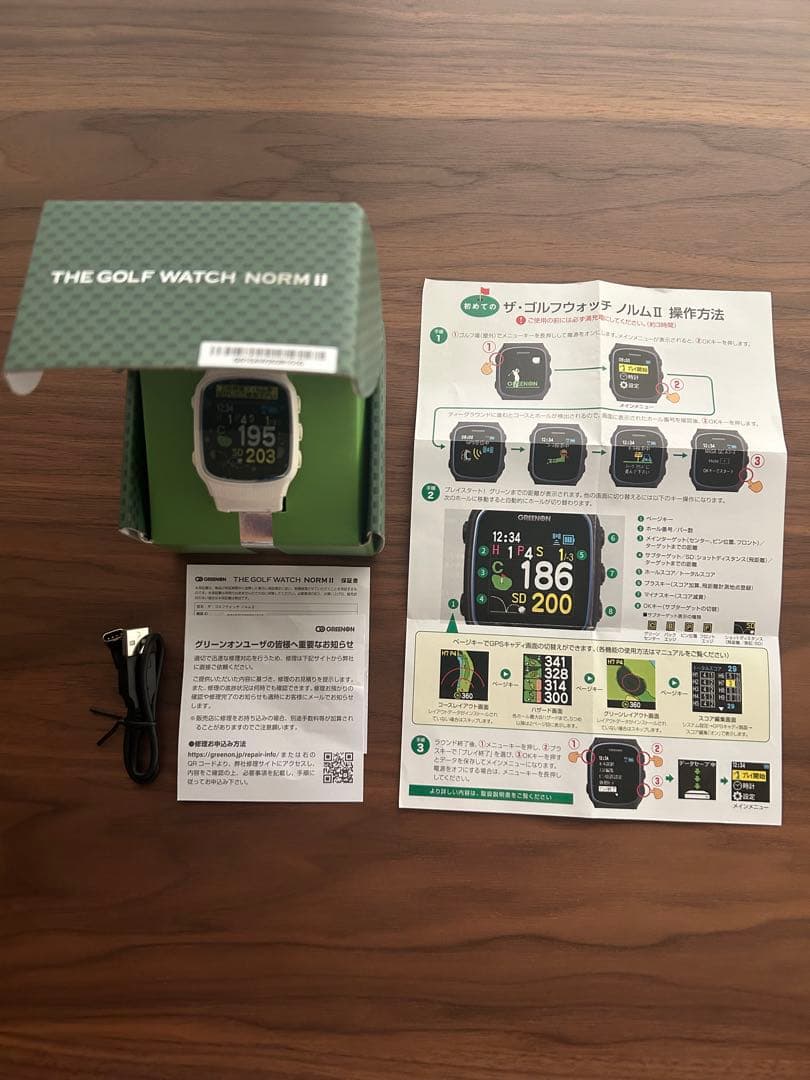 THE GOLF WATCH NORM II G015A ホワイト
