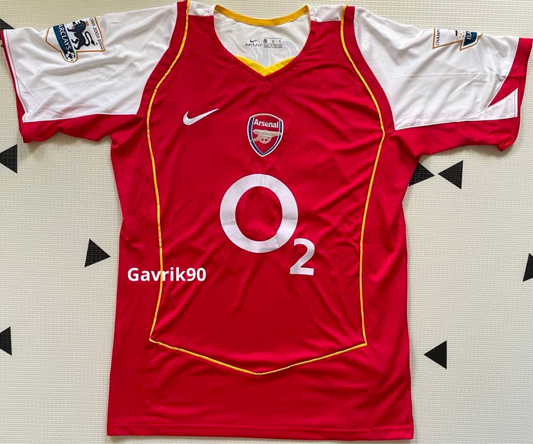 2004/05 アーセナルFC ユニフォーム ベルカムプ BERGKAMP 10