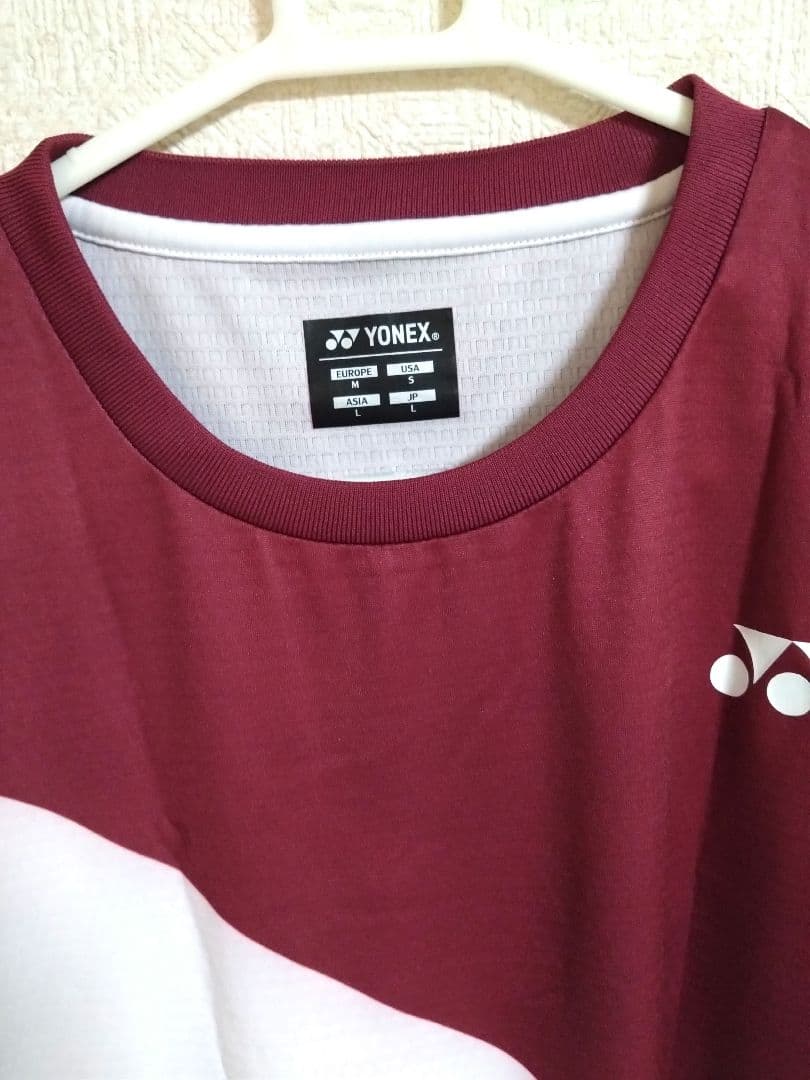 YONEXヨネックスレッド系ゲームウェアL