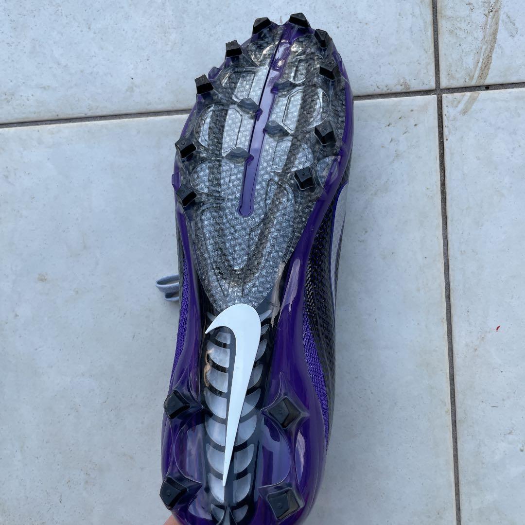 サッカー スパイク ナイキ 紫 ハイカット オーダーメイド 新品未使用