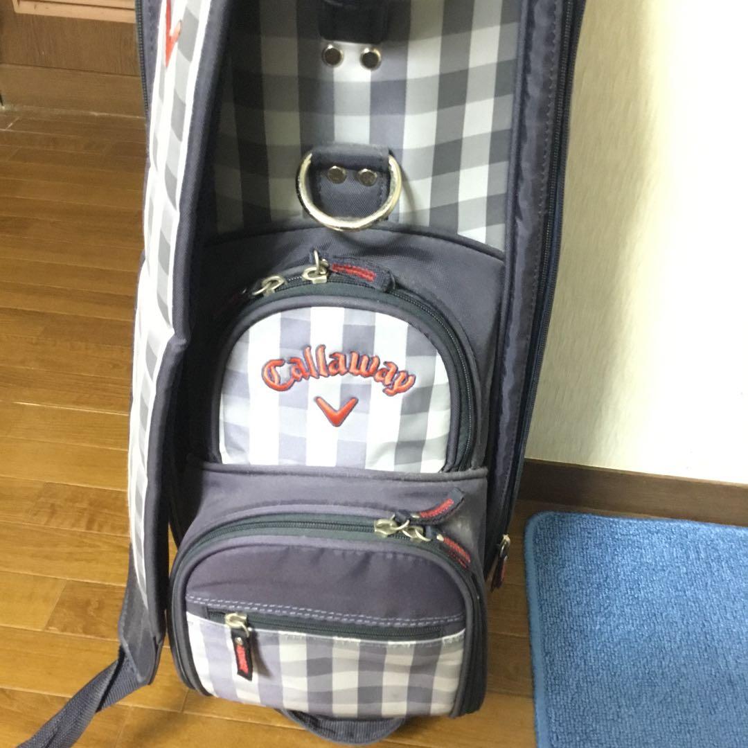 Callaway ゴルフバッグ チェック柄　サブバッグ付き