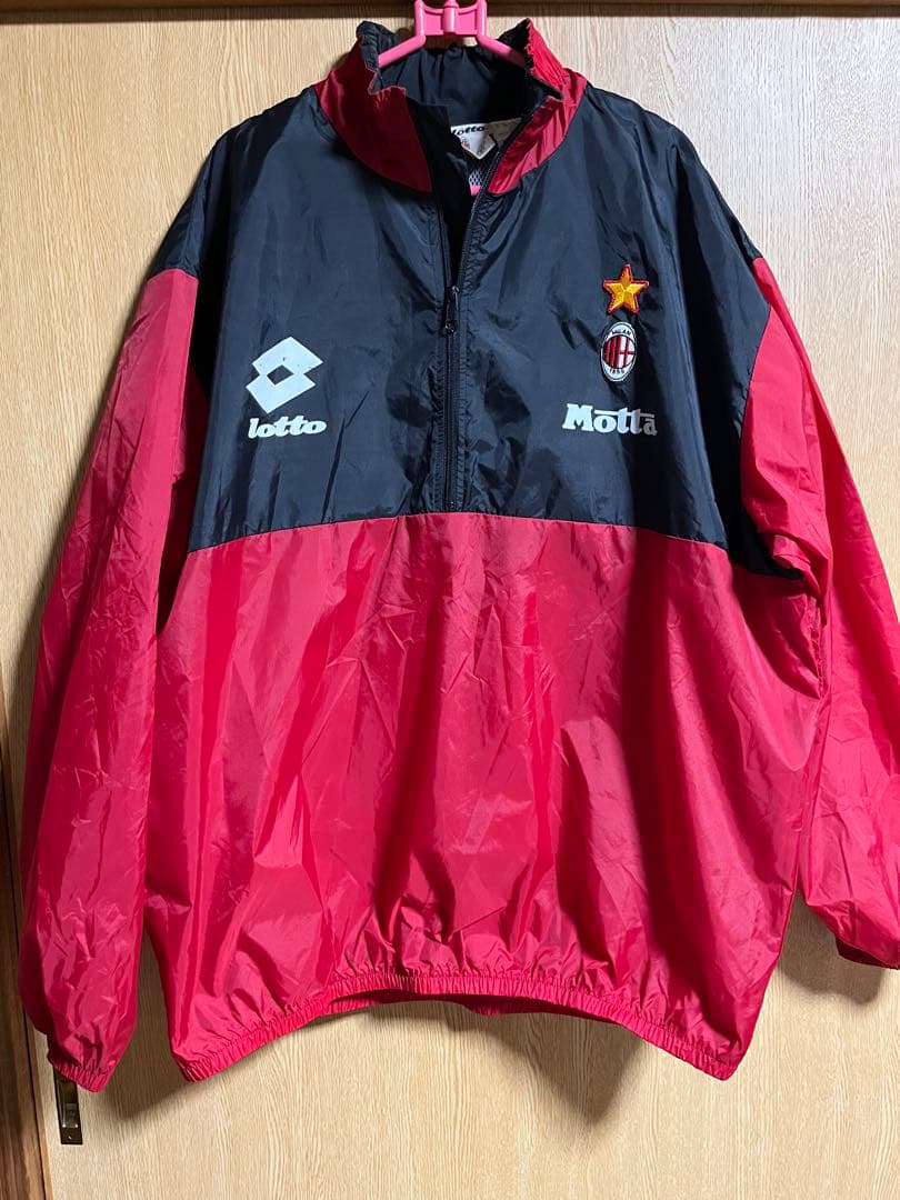 レア 90s ACミラン ビンテージ ナイロンジャケット フリット バッジョ