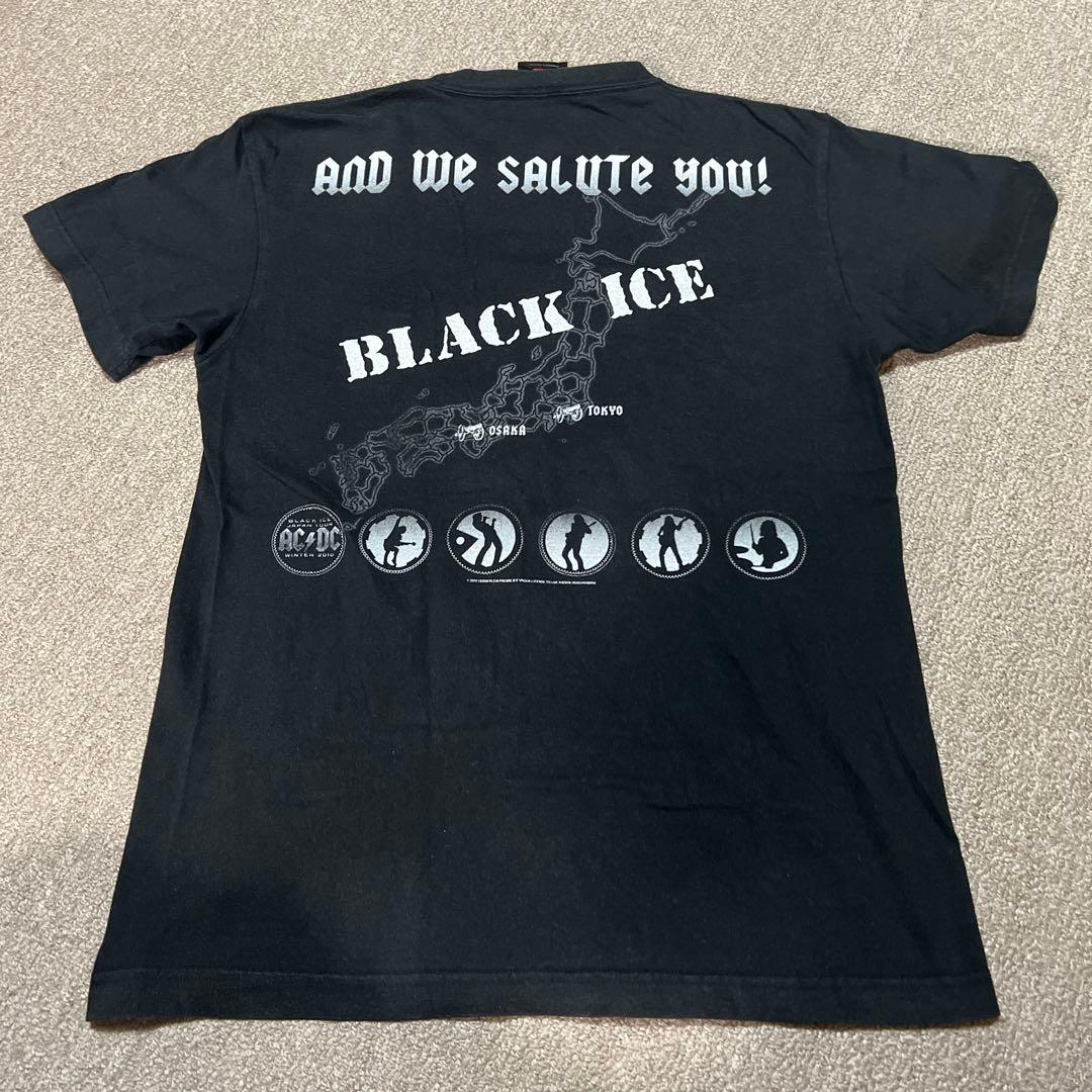 ACDC BLACK ICE TOUR Tシャツ M ブラック