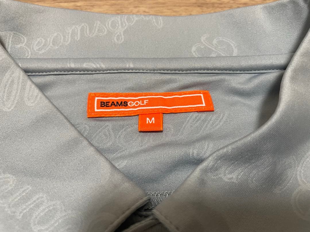 美品 ゴルフウェア BEAMS GOLF グレー ポロシャツ