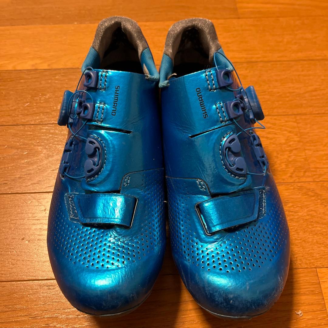 Shimano ビンディングシューズ 青