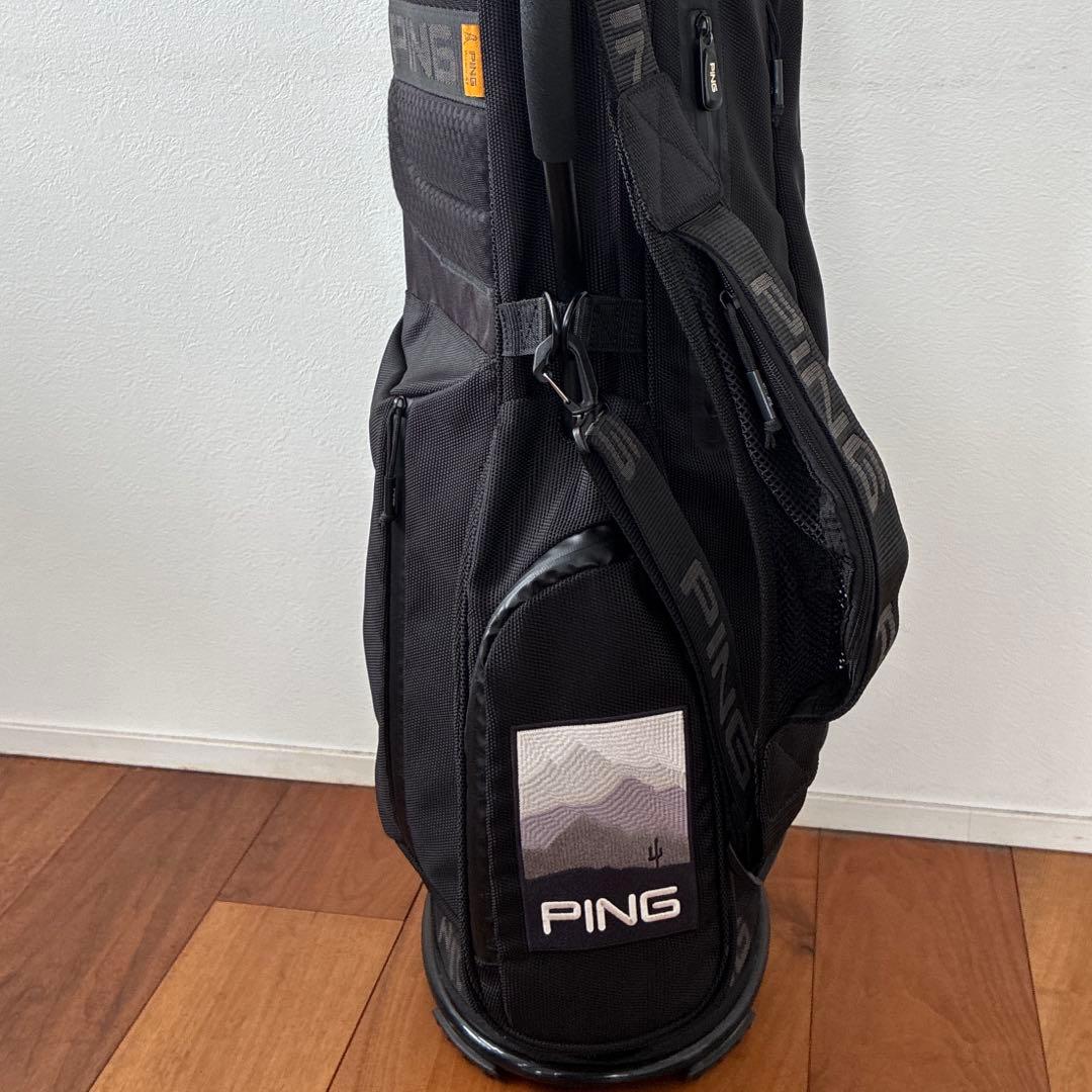 PING キャディバッグ ブラック ゴルフバッグ
