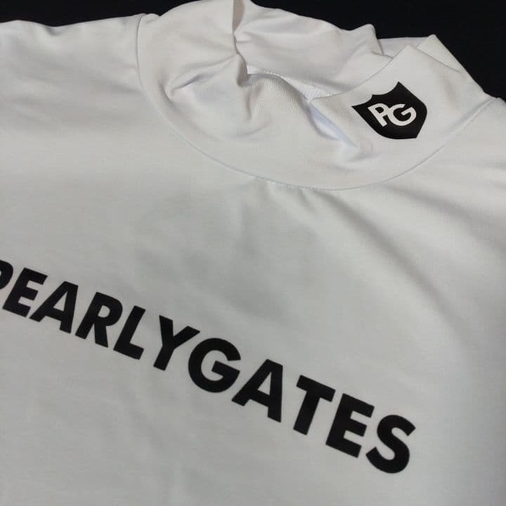 ⭐新品⭐PEARLYGATES⭐長袖モック⭐白⭐M⭐
