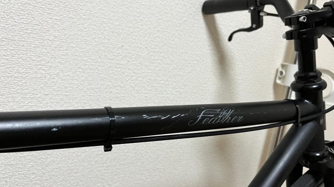 FUJI FEATHER（フジ フェザー）マットブラック　サイズ49cm ピスト