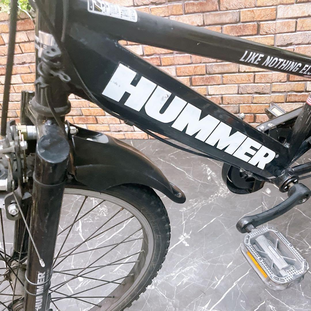 【40】子供用自転車 子供車 HUMMER ブラック 22インチ