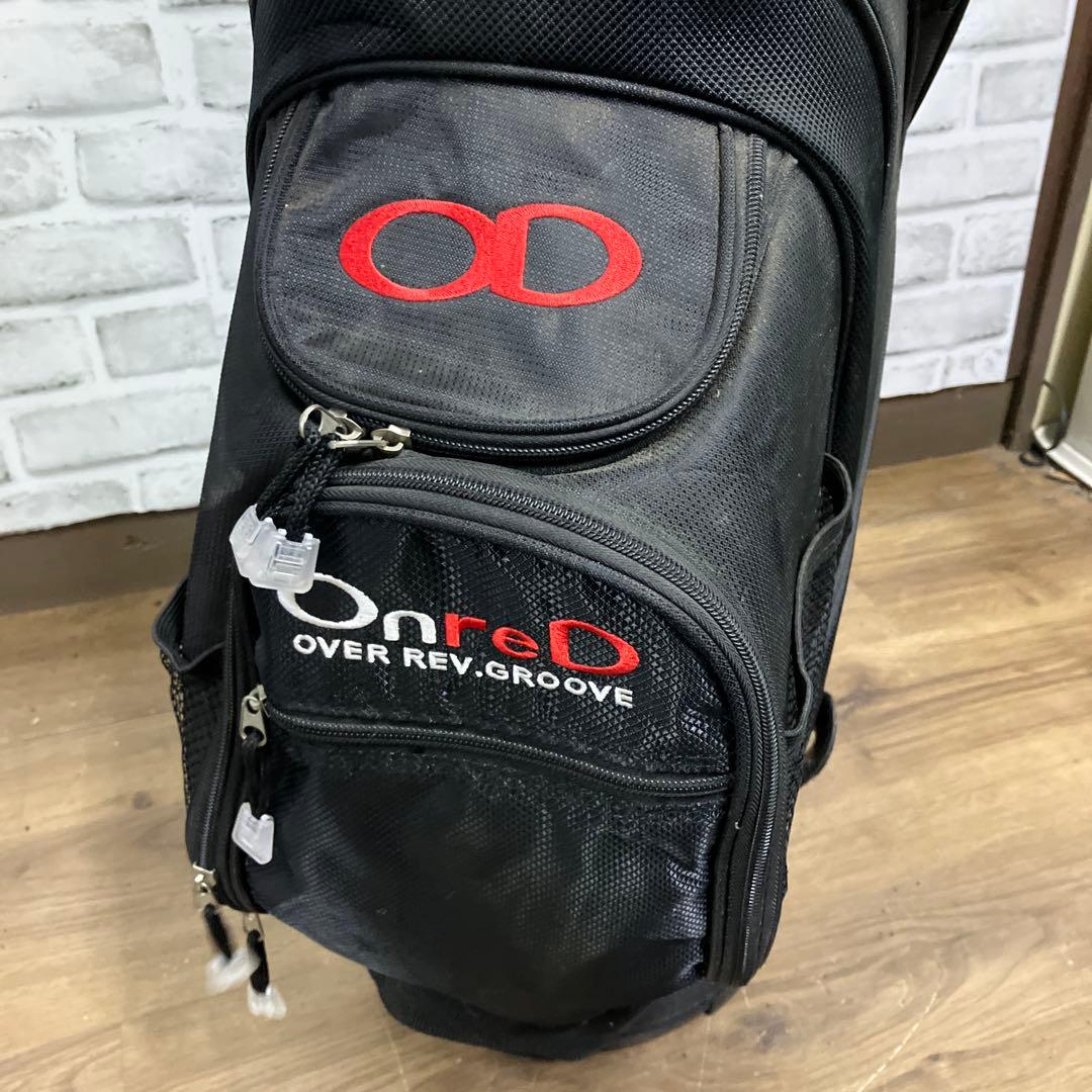 【訳あり】OnreD（オンレッド）ゴルフ キャディバッグ ブラック 5分割