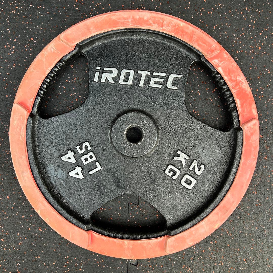 iROTEC アイロテック 28mmラバープレート 20kg①　IVANKO