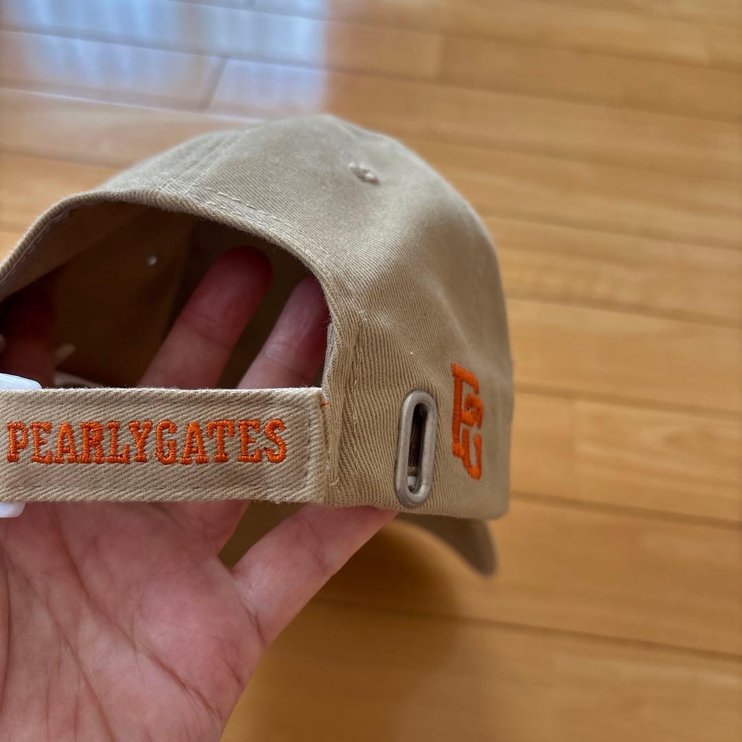 PEARLY GATES ベージュキャップ 89