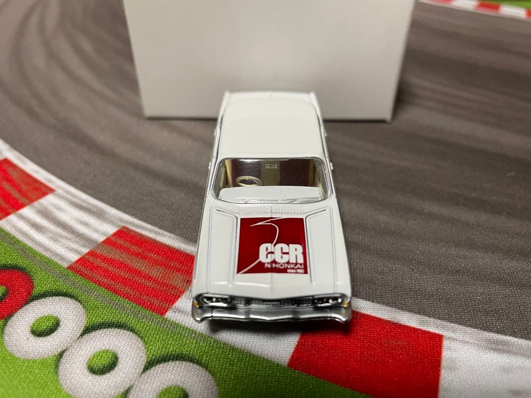 トミカLV 糸魚川CCR限定三菱デボネア　サンプルモデルタンポ赤濃い