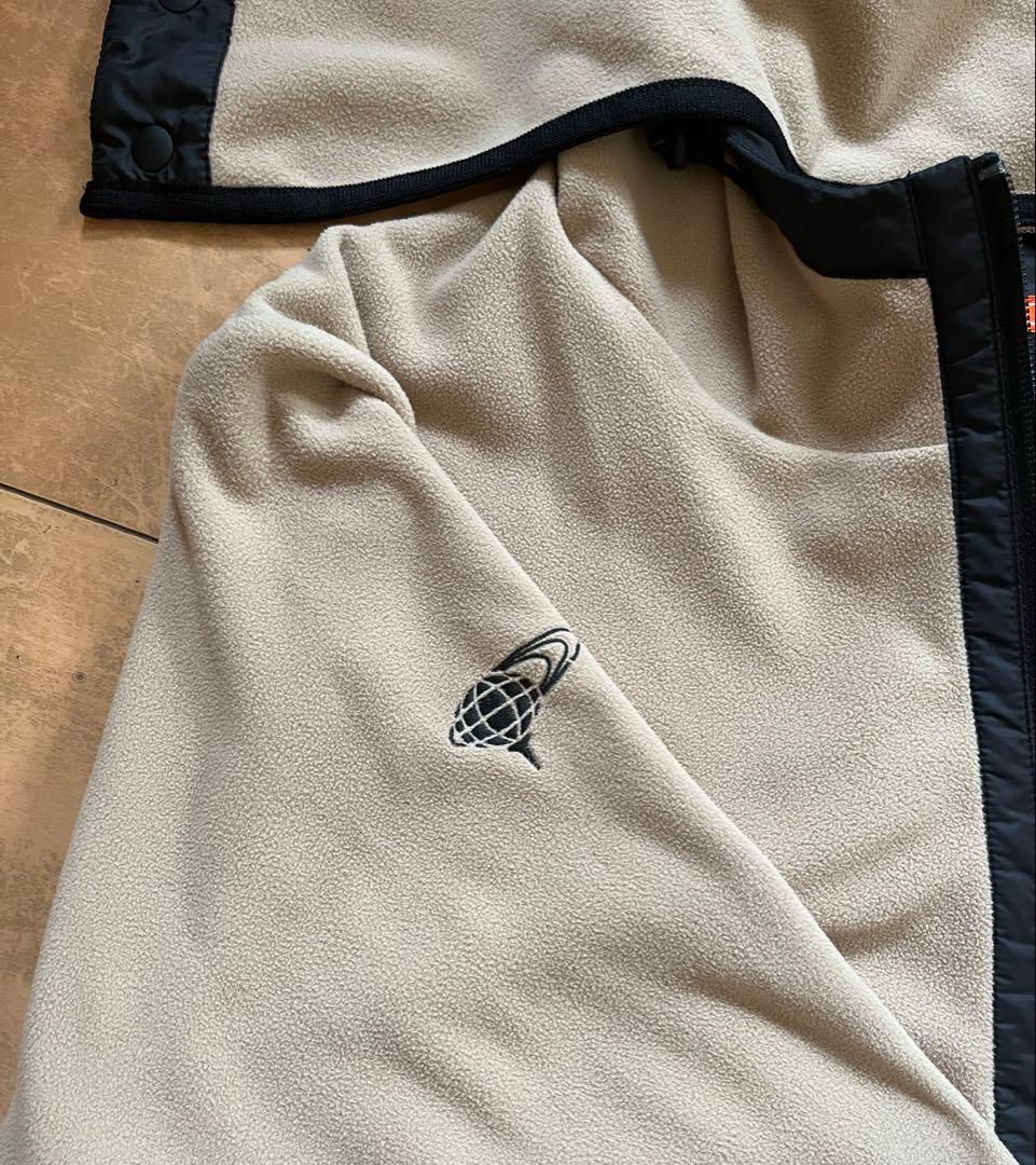 BEAMS GOLF フリースパーカー ベージュ L ビームスゴルフ
