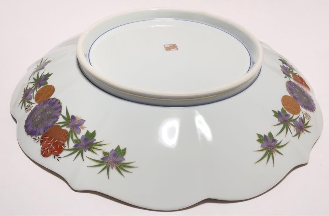 A未使用保管品前畑陶器庫山窯光輪大皿32cm超希少プレミアム逸品生産終了入手困難