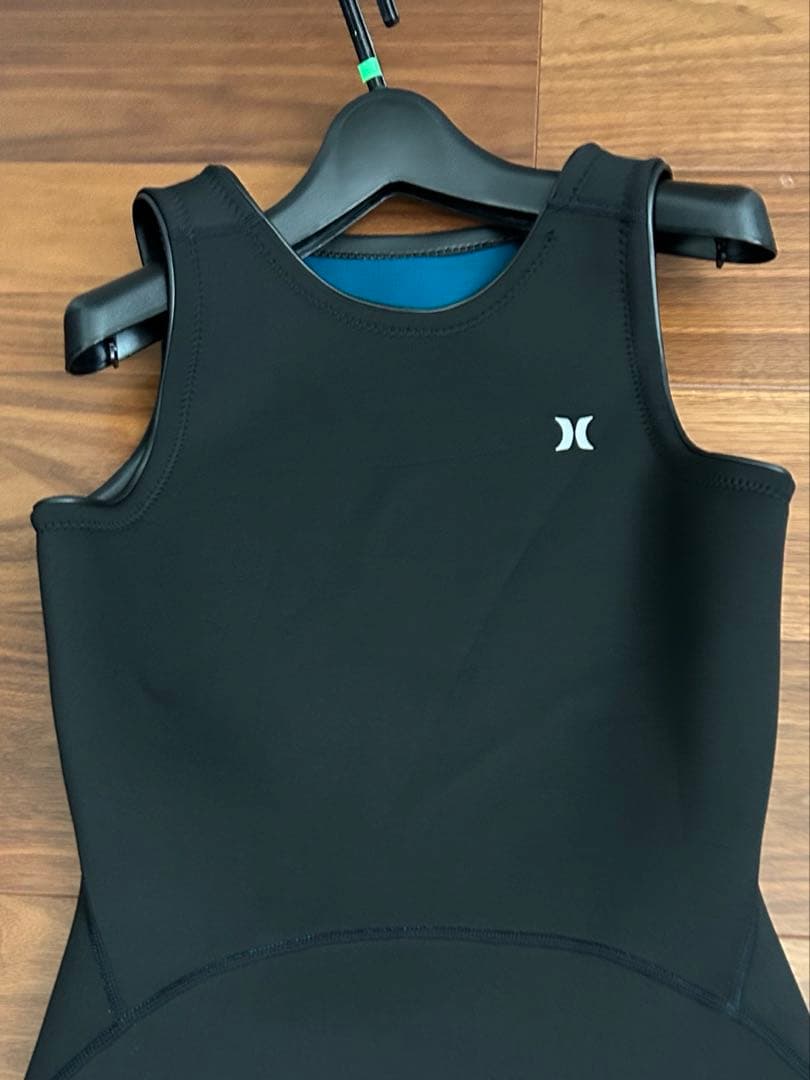 Hurley ロングジョン 黒 ノースリーブ　L size