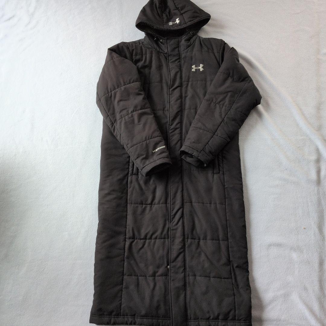UNDER ARMOUR フード付きロングコート SM