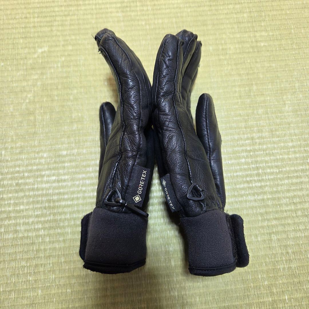HESTRAヘストラ GORE-TEX レザーグローブ サイズ7　ブラック