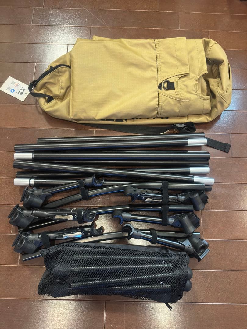 美品⭐︎WAQ ワック 2WAY フォールディングコット 収納バッグ付き