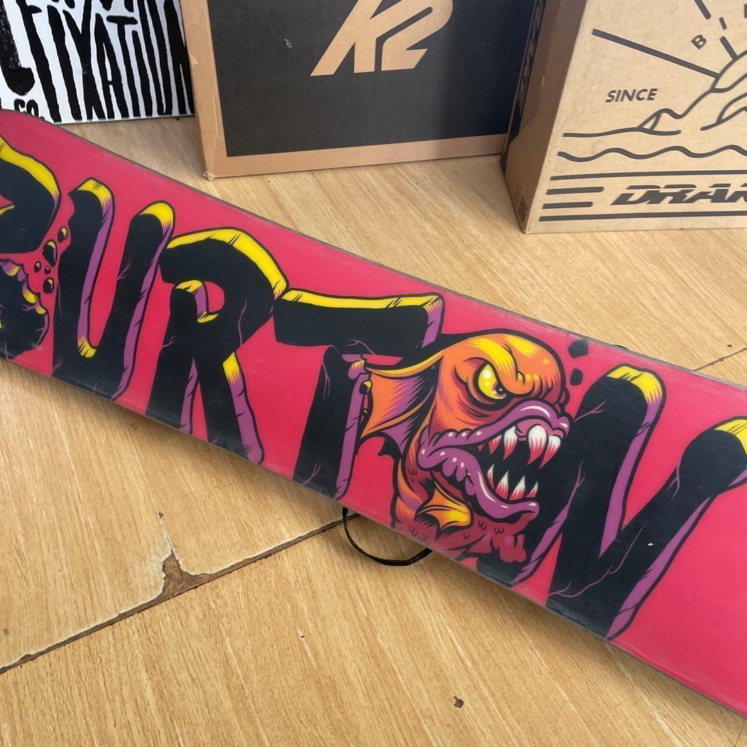 BURTON　キッズスノーボードセット　100cm　バートン　バイン付4点セット