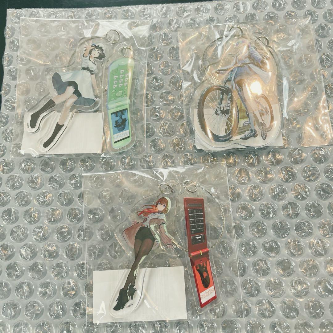 STEINS;GATE 15周年記念POPUP アクリルキーホルダー3セット