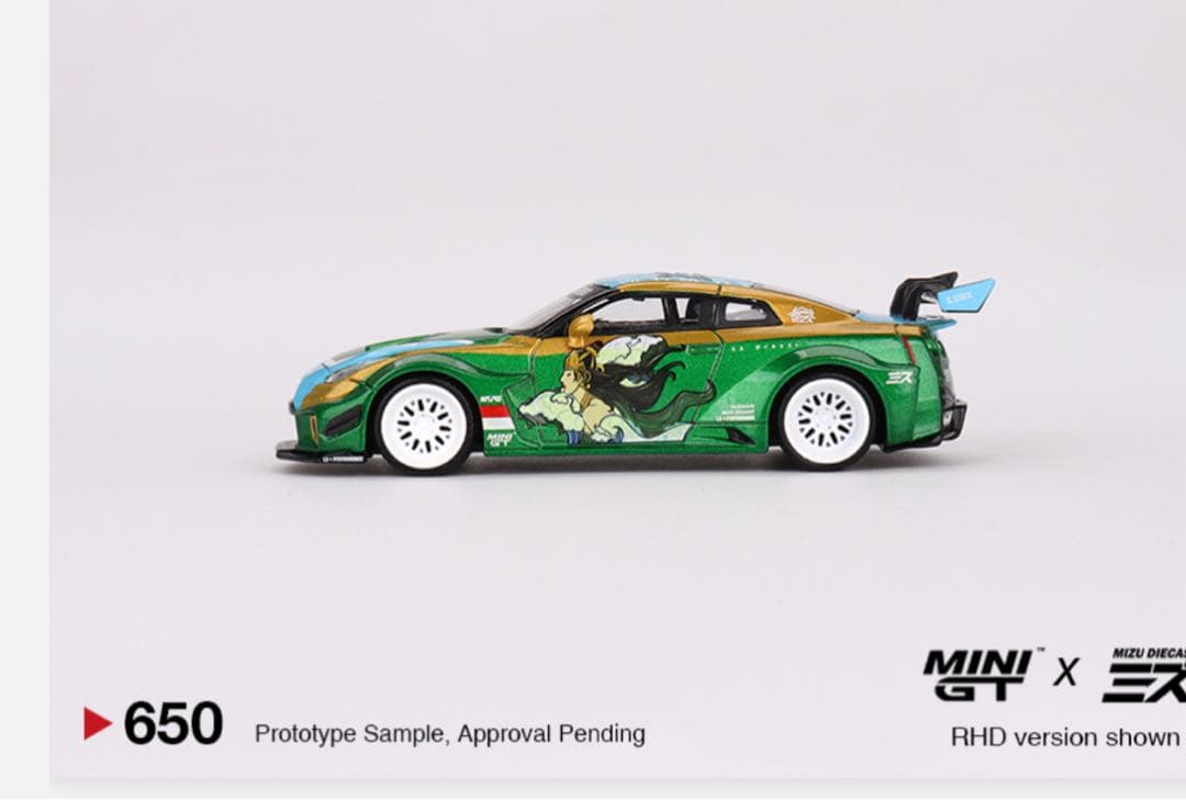 【限定】MINI GT 1/64 LBWK GT-R R35 プリンセス・ロロ