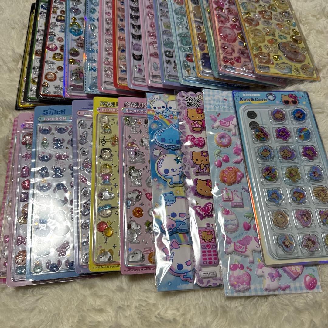 【正規品40点】ボンボンドロップシールまとめ売り サンリオ　ディズニーno.44