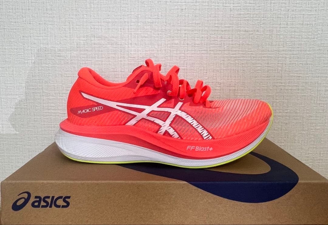 ASICS MAGIC SPEED 3 オレンジ/イエロー　23.0㎝