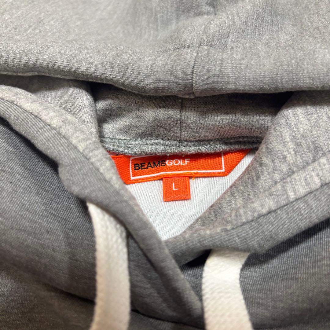 BEAMS GOLF フレンチスリーブ パーカー グレー L
