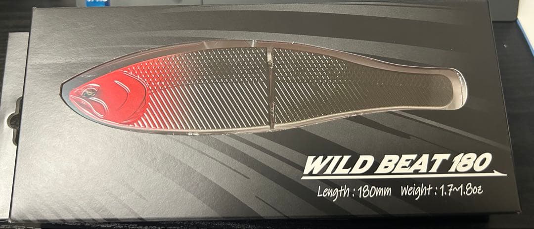 WILD BEAT 180SS RBBR ワイルドビート レッドブラック