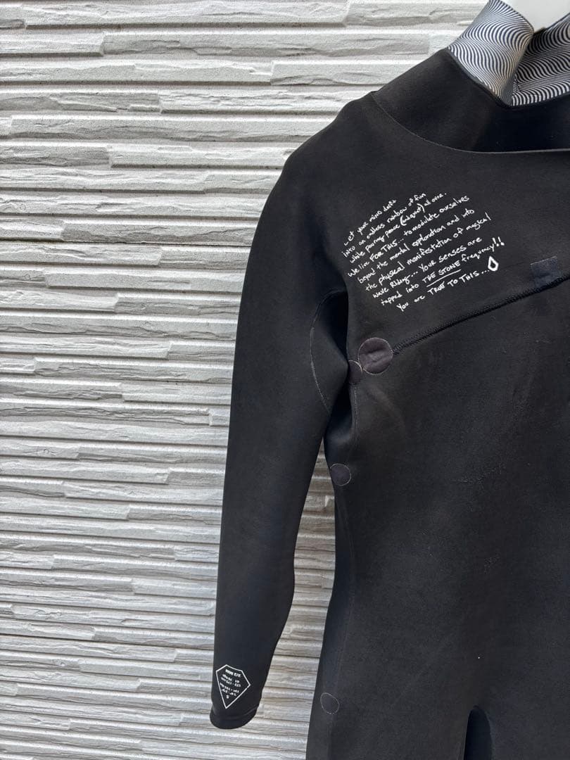 Volcom ブラック ロングジョン ウェットスーツ