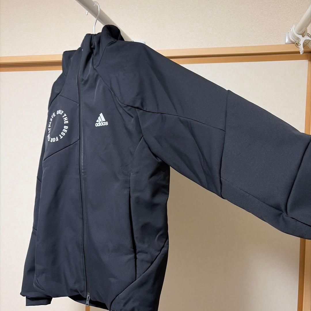 adidas 2024年秋冬モデル アディダス ウォームアップ 黒 上下セット