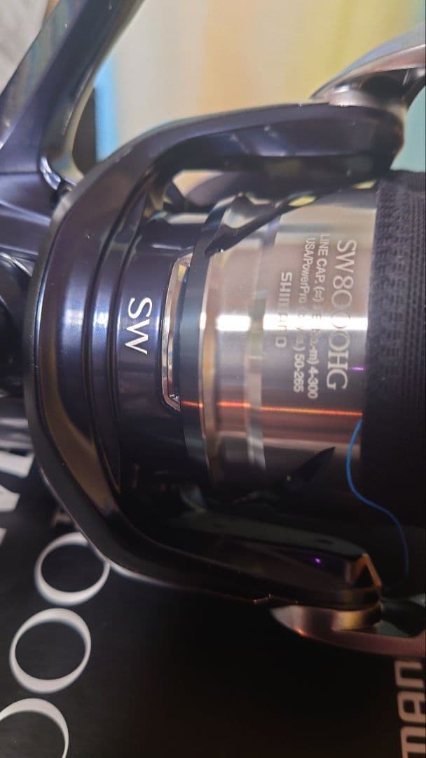 シマノ　21ツインパワーsw 8000hg 未使用　PEライン付属