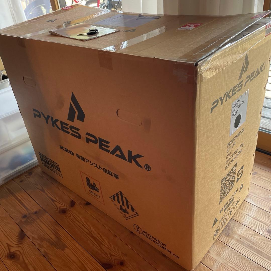 【送料無料】PYKES PEAK X20 電動アシスト自転車折りたたみ走行距離少