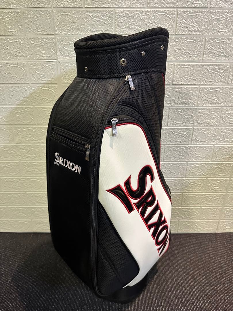 SRIXON スリクソン 9.0型 3kg ブラック×ホワイト キャディバッグ