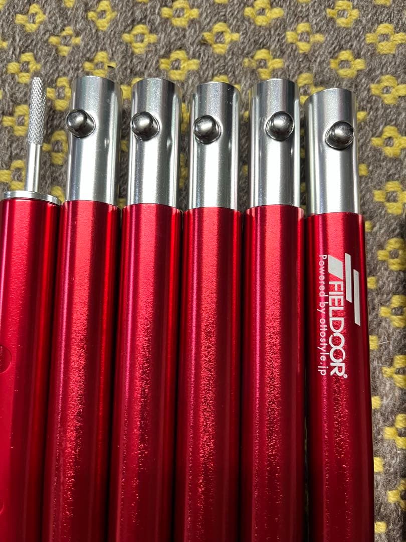 FIELDOOR アルミテントポール タープポール 直径24mm