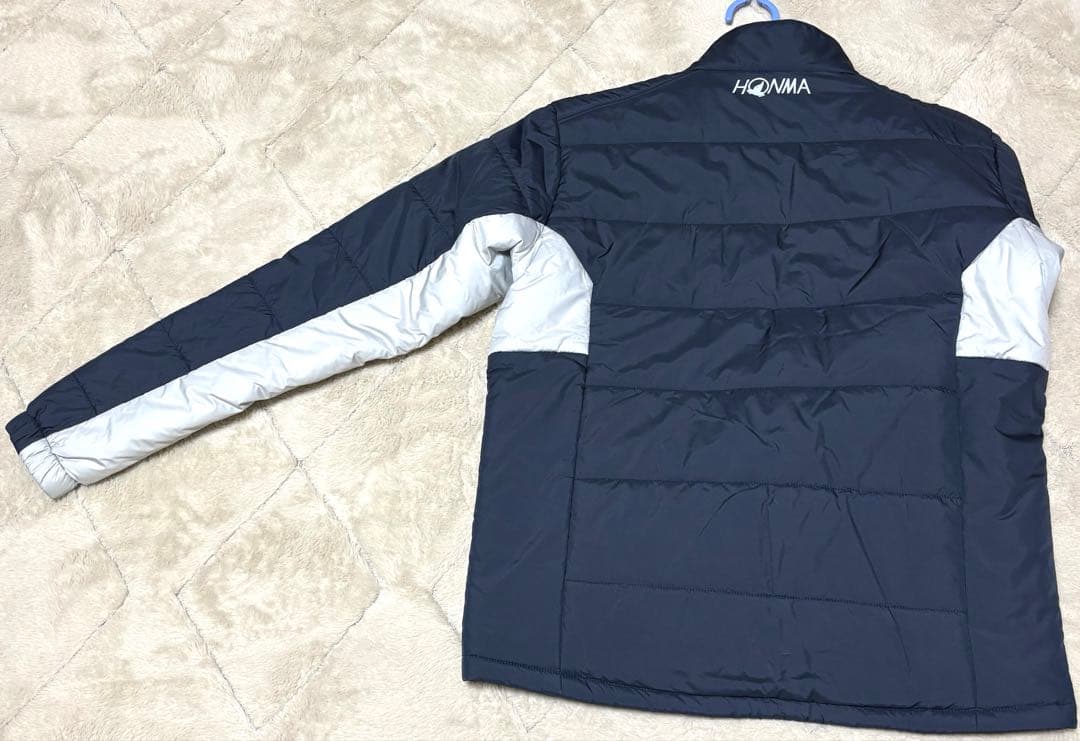 ✨ HONMA ゴルフ 中綿ジャケット Mサイズ ネイビー 防寒アウター