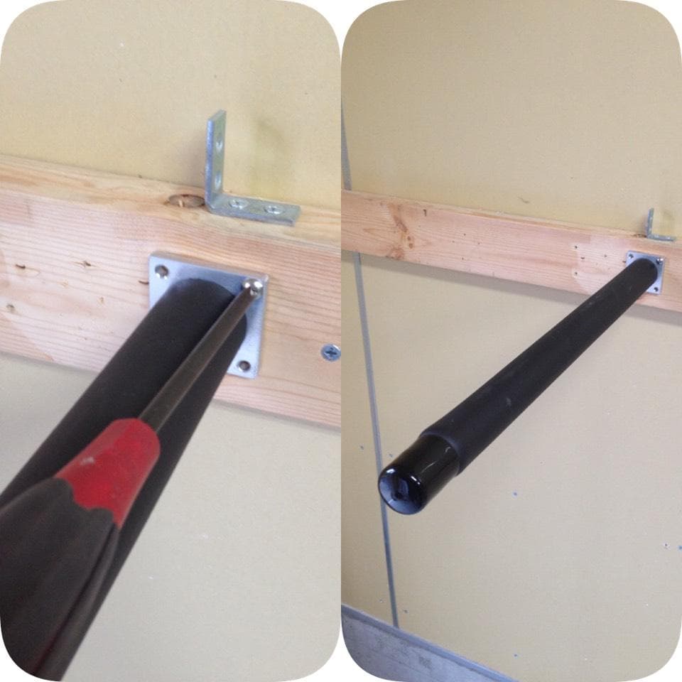 ８本セット　軽量アルミサーフボードラック