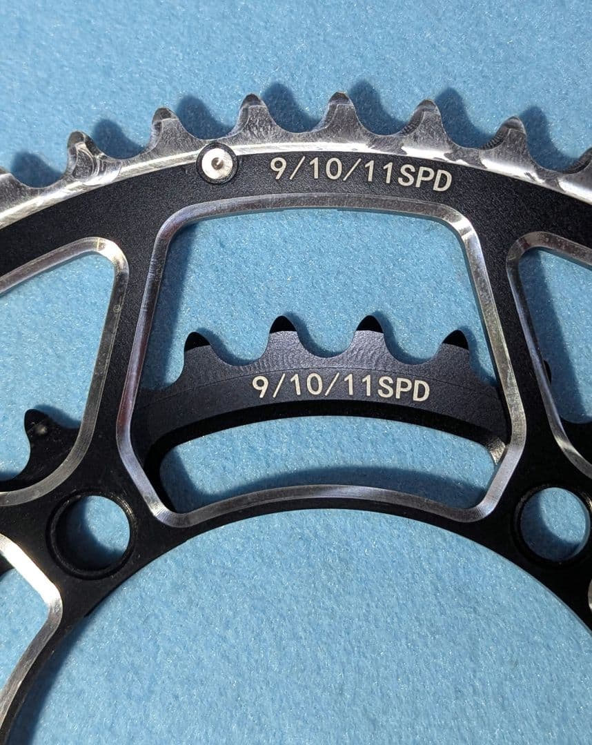 VXM PCD 110mm 5ボルト ダブル用 チェーンリング 52T/36T