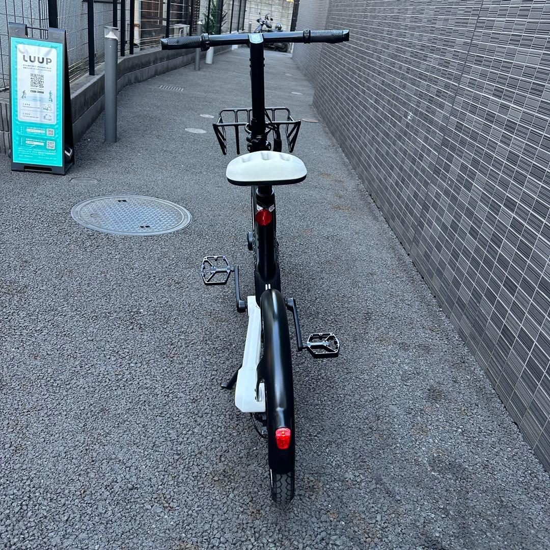 HONBIKE 電動アシスト自転車 前カゴ付走行142キロ