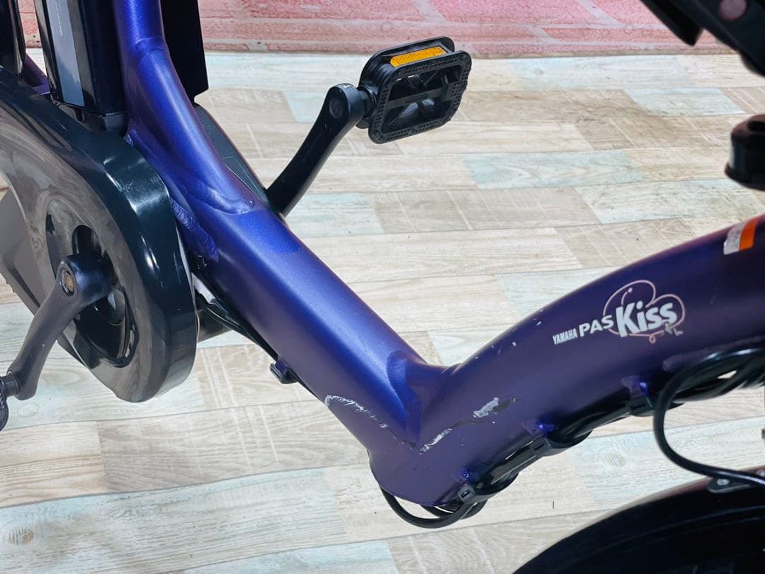 K1846 電動自転車ヤマハ 子供乗せ 20インチ 8.9Ah パープル