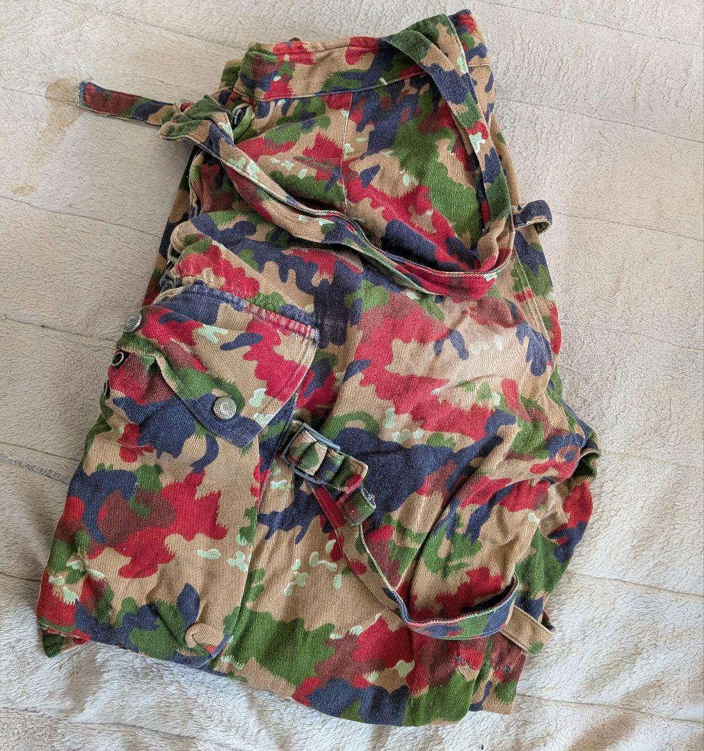 SwissArmy スイス軍 コンバットパンツ　本物 アルペンカモフラ