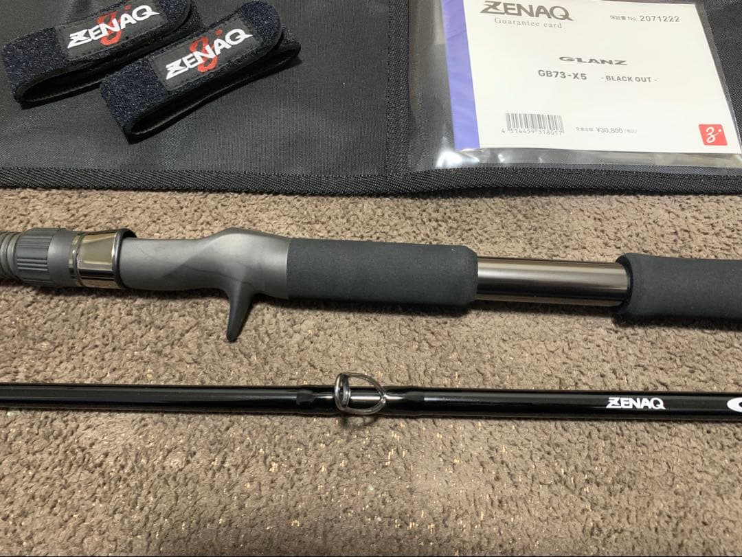 ZENAQ ゼナック　25　GLANZ GB73-X5 BLACK OUT 美品
