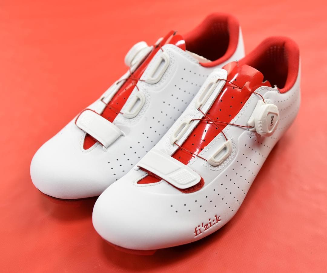 Fizik tempo overcurve R5 シューズ size40 白/赤