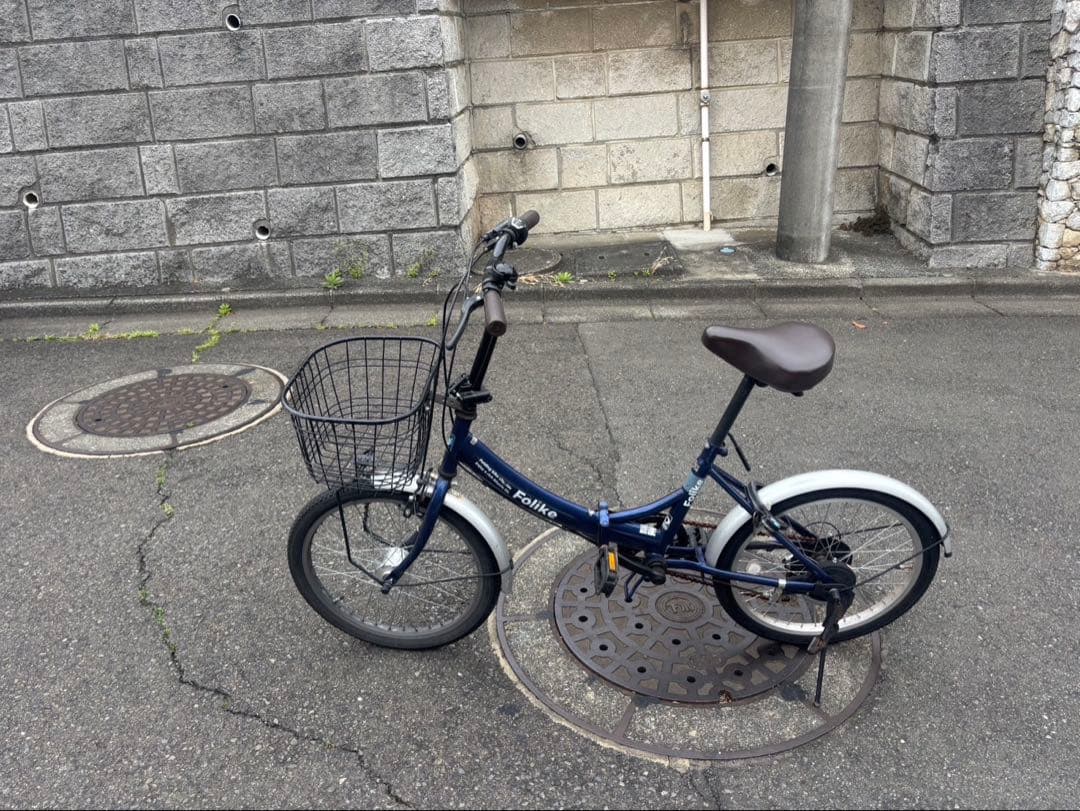 折りたたみ自転車　６段ギア