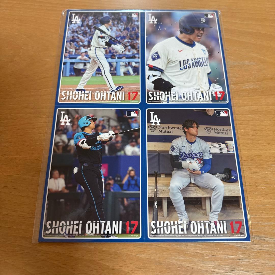 新品　大谷翔平プレミアムフレームポストカードセット サイン入り　MLB認定商品