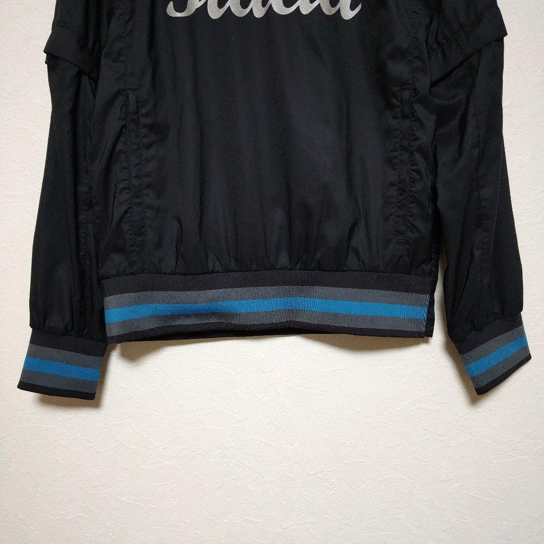 美品 Kappa【カッパ】2way ゴルフウェア アウター ブルゾン ブラック